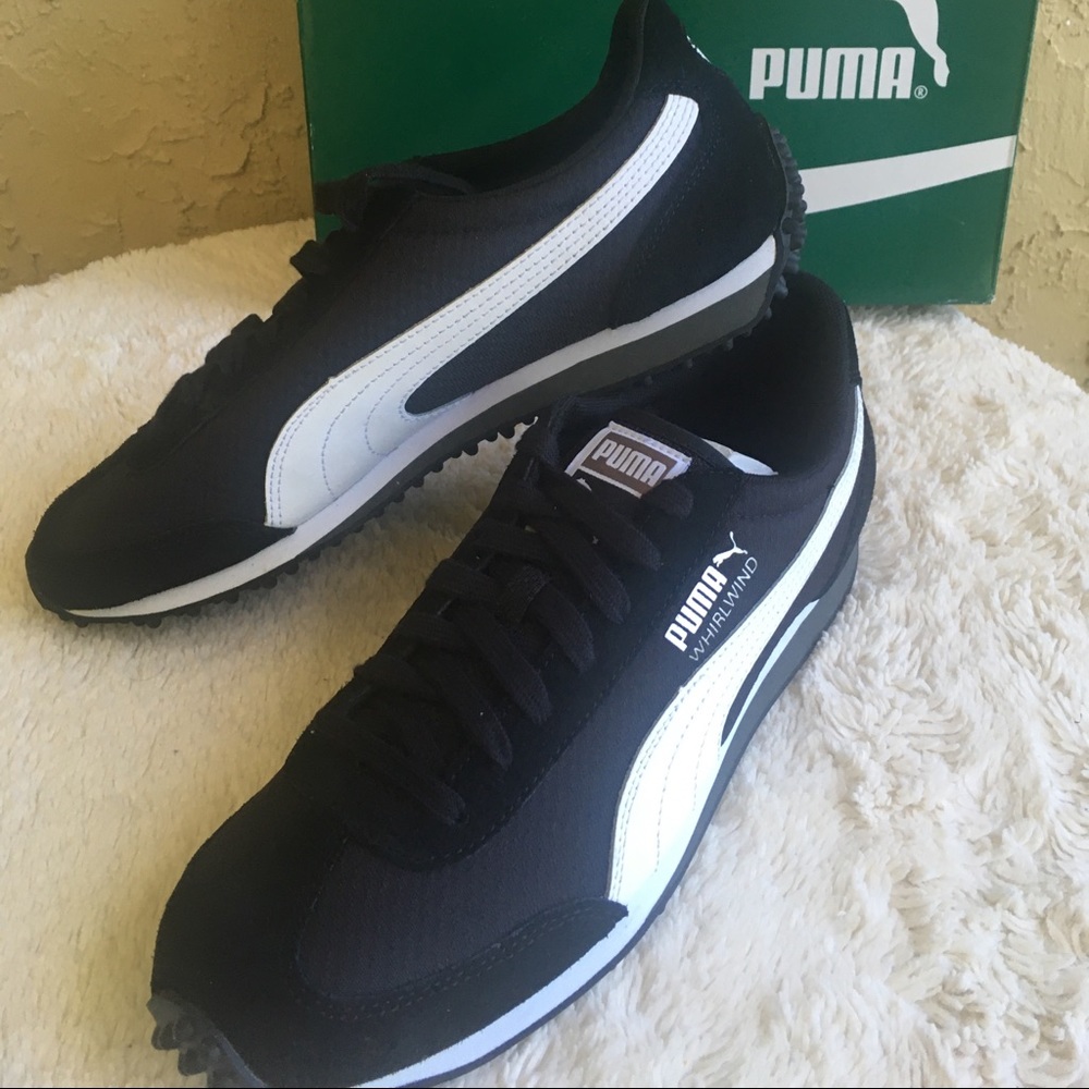Puma black white new